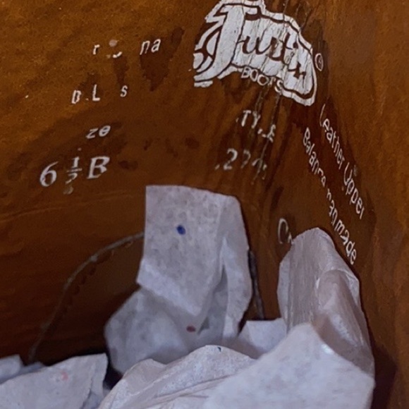 Justin Vintage western style boots size 6.5 - Picture 7 of 7